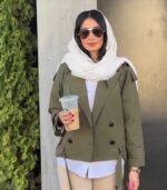 ترنچ کت کتان کوتاه کد 1108 - Image 3