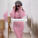 ست دو تیکه بافت سارافون و رویه مدل موژان