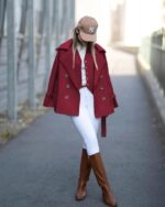 ست ترنچ کت و ژیله کد 1125 - Image 4