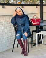 کت جین جلو بسته کد 1139 - Image 6