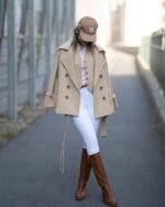 ست ترنچ کت و ژیله کد 1125 - Image 7