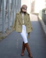 ست ترنچ کت و ژیله کد 1125 - Image 6