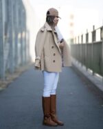 ست ترنچ کت و ژیله کد 1125 - Image 8