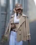 ست ترنچ کت و ژیله کد 1125 - Image 9