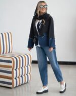 کت جین کوتاه پاییزه کد 1119 - Image 2