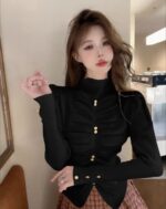 بلوز پاییزه موهر کد 1132 - Image 5