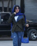 بارانی دو یقه کتان کد 1137 - Image 5