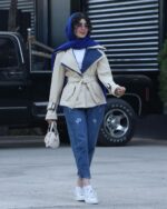 بارانی دو یقه کتان کد 1137 - Image 3