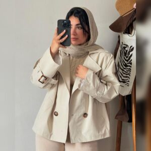 ترنچ کت کتان