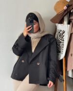 ترنچ کت کتان کد 1138 - Image 6