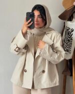 ترنچ کت کتان کد 1138 - Image 3