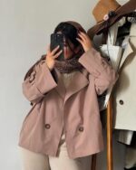 ترنچ کت کتان