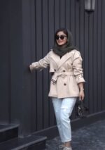 مانتو چهار فصل کتان کد 1182 - Image 5