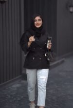 مانتو چهار فصل کتان کد 1182 - Image 4