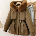 کاپشن خزدار مدل هلیا کد 1183 - Image 3