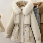 کاپشن خزدار مدل هلیا کد 1183