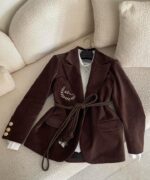 کت مخمل قد 75 کد 1195 - Image 2
