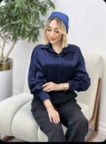 شومیز ساتن‌ کد 1198 - Image 6