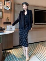 ست سه تیکه بافت مدل مروارید کد 1186 - Image 4