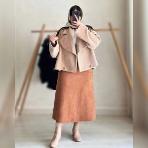 ست دو تیکه کت و دامن مدل ملانی