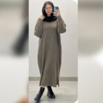 کفتان بافت بلند یقه گرد کد 1162 - Image 5