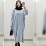 کفتان بافت بلند یقه گرد کد 1162 - Image 4