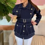 ترنچ کت مدل مدیسا کد 1209