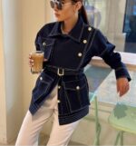 ترنچ کت مدل مدیسا کد 1209 - Image 8