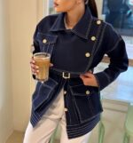 ترنچ کت مدل مدیسا کد 1209 - Image 2