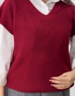 ست ژیله بافت و شومیز کد 1169 - Image 5