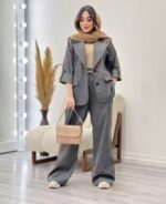 کت و شلوار مناسب پاییز و زمستان کد 1215 - Image 3