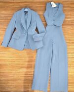 ست 3 تیکه کت و شلوار و ژیله مدل بهشت کد 1232 - Image 4