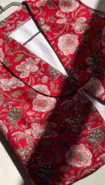 ست یلدا سه تیکه شومیز و شلوار و ژیله کد 1213 - Image 3