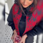 ست شلوار و شومیز و ژیله سوزن دوزی کالکشن یلدا کد 1233 - Image 4