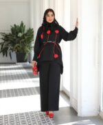 ست دو تیکه یلدا مدل صدف کد 1229 - Image 4