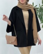 پالتو فوتر دو جیب دو دکمه کد 1238 - Image 9