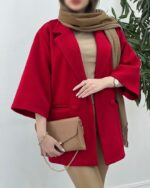 پالتو فوتر دو جیب دو دکمه کد 1238 - Image 8