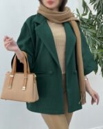 پالتو فوتر دو جیب دو دکمه کد 1238 - Image 6