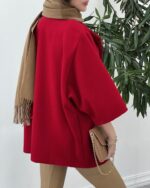 پالتو فوتر دو جیب دو دکمه کد 1238 - Image 12