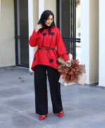 ست دو تیکه یلدا مدل صدف کد 1229 - Image 2