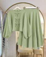 ست بلوز دامن مدل روشا کد 1261 - Image 4