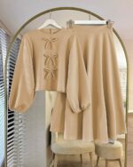 ست بلوز دامن مدل روشا کد 1261 - Image 5