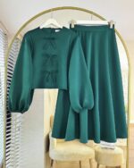 ست بلوز دامن مدل روشا کد 1261 - Image 2