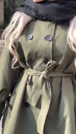 ترنچ کت کتان مدل لاریسا کد 1246 - Image 2