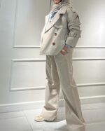 ست ترنچ کت و شلوار مدل سلین کد 1264 - Image 3