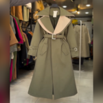 ترنچ کت کتان آستر دار مدل مهدیس کد 1256 - Image 3