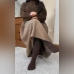 ست بافت و دامن مدل لاله کد 1257 - Image 3