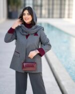 ست کت و شلوار مدل ترنم کد 1276 - Image 5