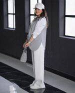 ست شومیز و شلوار و ژیله مدل آوینا‌ کد 1278 - Image 5