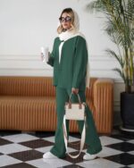 ست شومیز و شلوار مدل روجا کد 1287 - Image 4